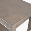 Heritage Taupe Pine Wood Console Table