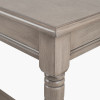 Heritage Taupe Pine Wood Console Table