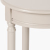 Heritage Putty Pine Wood Round Accent Table