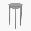 Naha Dark Grey Pine Wood Round Occasional Table