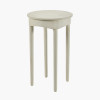 Naha Elizabeth White Pine Wood Round Occasional Table