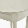 Naha Elizabeth White Pine Wood Round Occasional Table