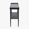 Marnie Black Wood Veneer Side Table