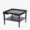 Marnie Black Wood Veneer Coffee Table