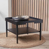 Marnie Black Wood Veneer Coffee Table