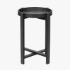 Marmara Dark Grey Oak Veneer Side Table