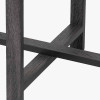 Marmara Dark Grey Oak Veneer Side Table