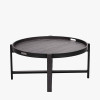 Marmara Dark Grey Oak Veneer Coffee Table