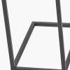 Soho Concrete Effect and Black Metal Supper Side Table