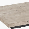 Soho Concrete Effect and Black Metal Supper Side Table