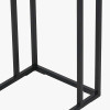 Franklin Gold Cast and Black Metal Supper Side Table