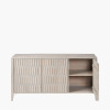 Khao Light Grey Mango Wood 3 Door Sideboard