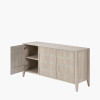 Khao Light Grey Mango Wood 3 Door Sideboard