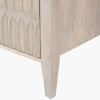 Khao Light Grey Mango Wood 3 Door Sideboard