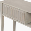 Khao Light Grey Mango Wood 1 Drawer Console Table