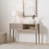 Khao Light Grey Mango Wood 1 Drawer Console Table