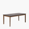 Gio Black and Natural Acacia Wood Dining Table