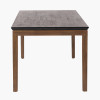 Gio Black and Natural Acacia Wood Dining Table