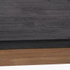 Gio Black and Natural Acacia Wood Dining Table