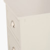 Croft Linen Pine Wood 5 Drawer Tall Unit