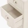 Croft Linen Pine Wood 3 Drawer Tall Unit