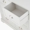 Croft Linen Pine Wood 6 Drawer Unit