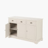 Croft Linen Pine Wood 3 Door 3 Drawer Unit