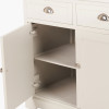 Croft Linen Pine Wood 3 Door 3 Drawer Unit