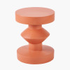 Drey Terracotta Fibrestone Side Table