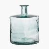 Clear Recycled Glass Bottle Vase