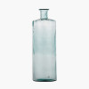 Clear Recycled Glass Tall Bottle Vase