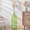 Forest Green Recycled Glass Bottle Vase Tall