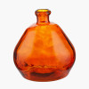 Orange Organic Shaped Recycled Glass Vase