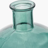 Sea Green Round Recycled Glass Vase