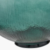 Sea Green Round Recycled Glass Vase