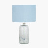 Chinon Glass Table Lamp Base and Shade Delft