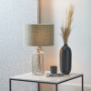 Chinon Glass Table Lamp Base and Shade Moss