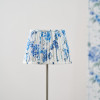 Kyoto Flower 12" Pleated Shade Cobalt