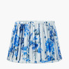 Kyoto Flower 14" Pleated Shade Cobalt