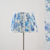 Kyoto Flower 14" Pleated Shade Cobalt