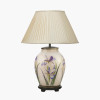 Purple Iris Medium Glass Table Lamp Base