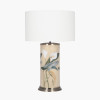 Arum Lily Large Cylinder Glass Table Lamp Base