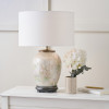 Daikon Flower Medium Glass Table Lamp Base