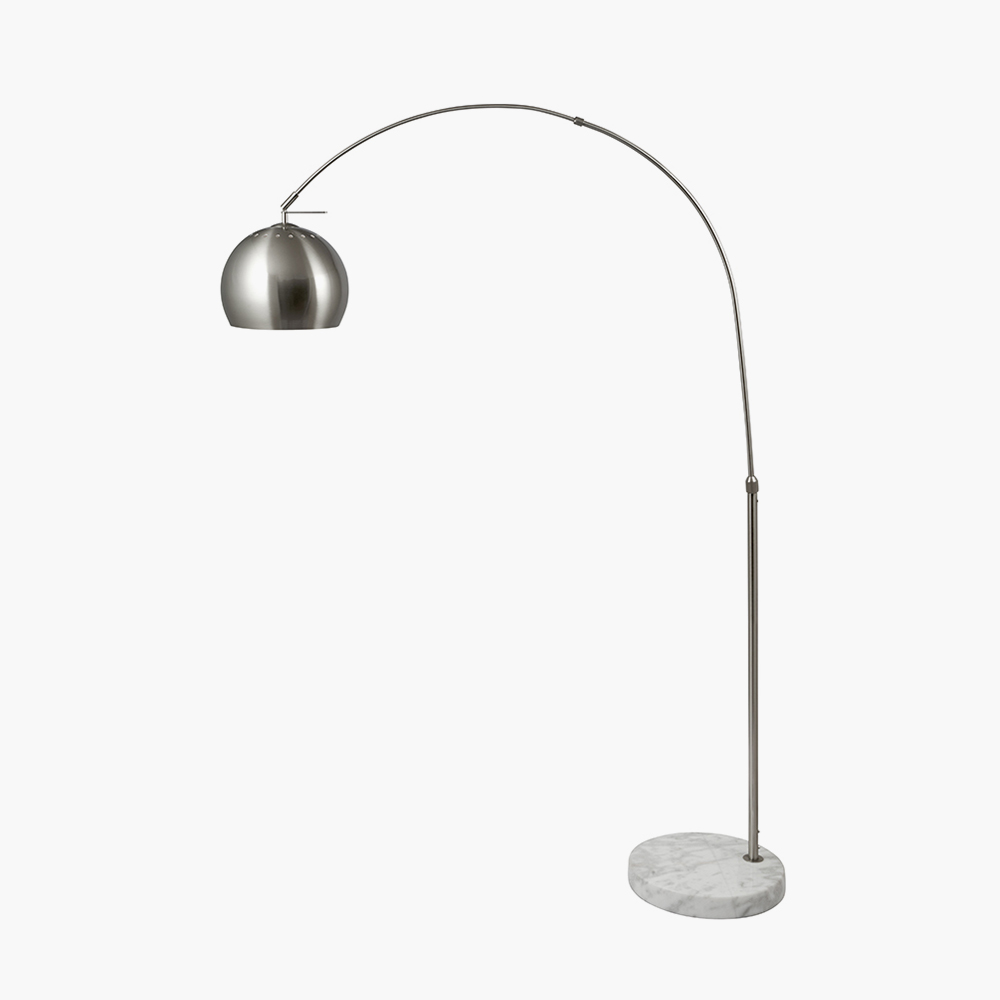 silver overhang lamp